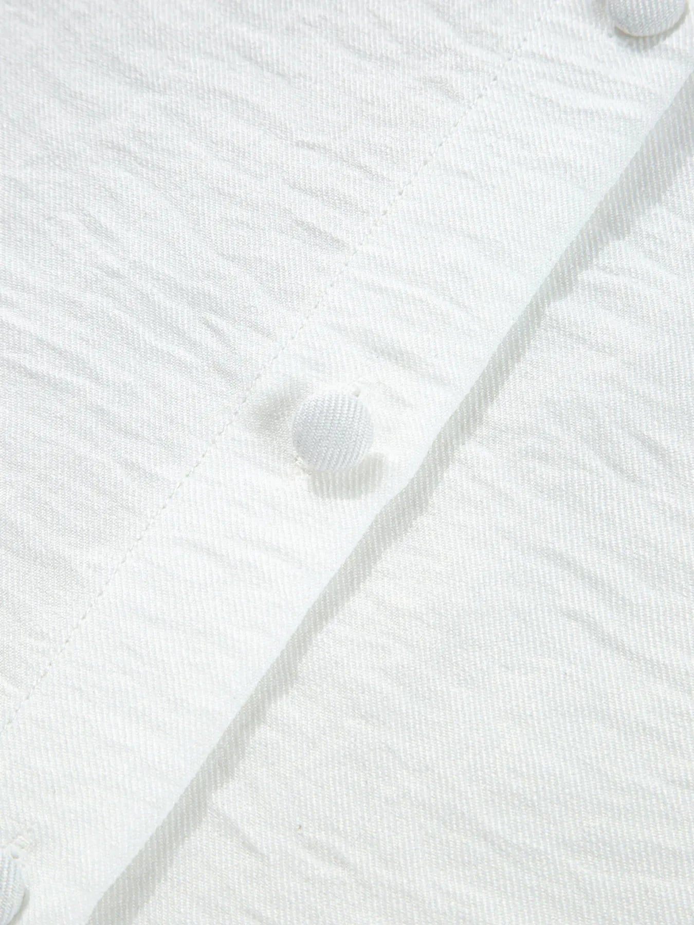 Lace Patchwork Buttoned Stand Neck Loose Shirt