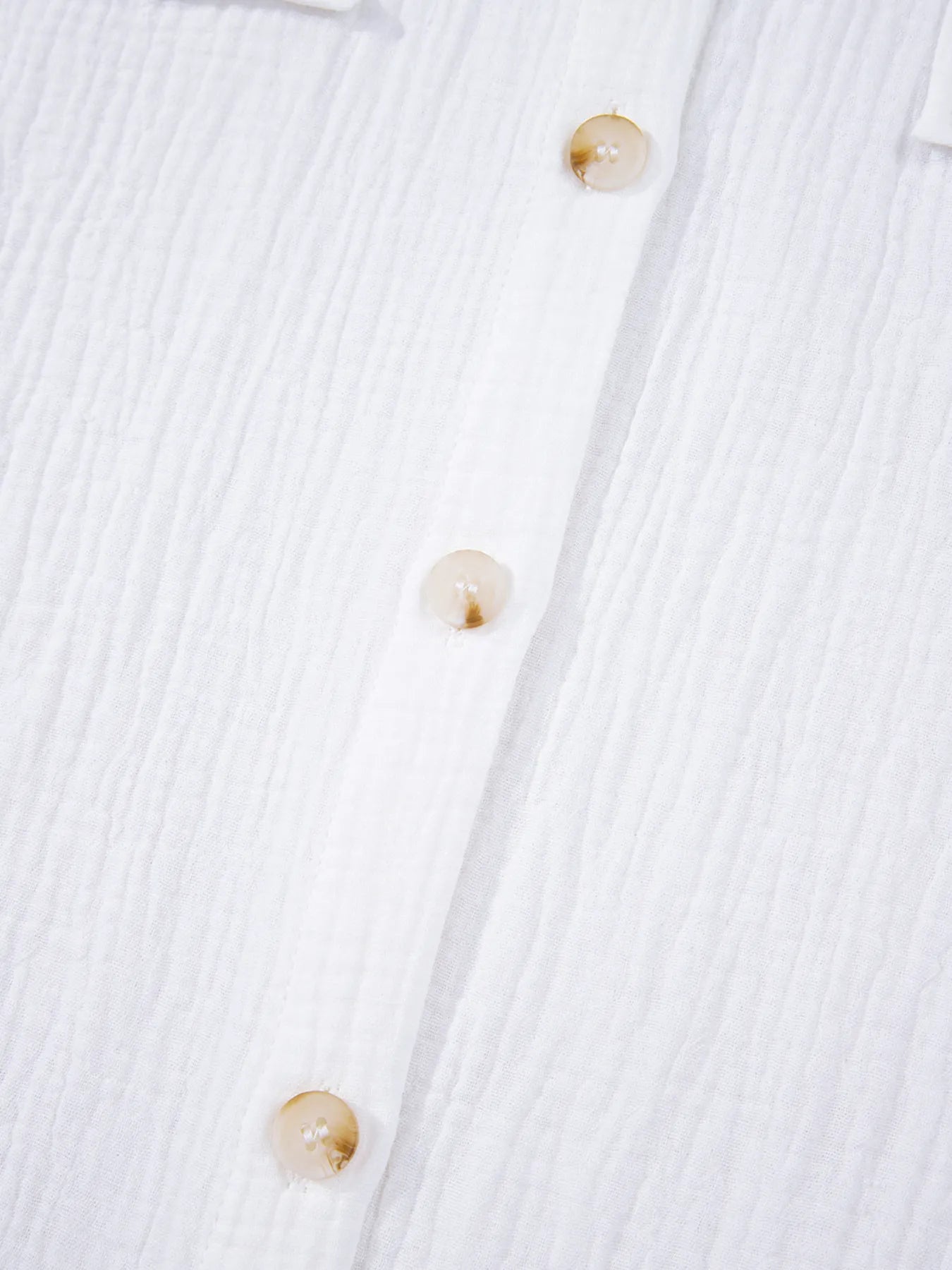 Lace Sleeve Button Down Shirt