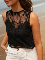 Lace Tie Back Tank