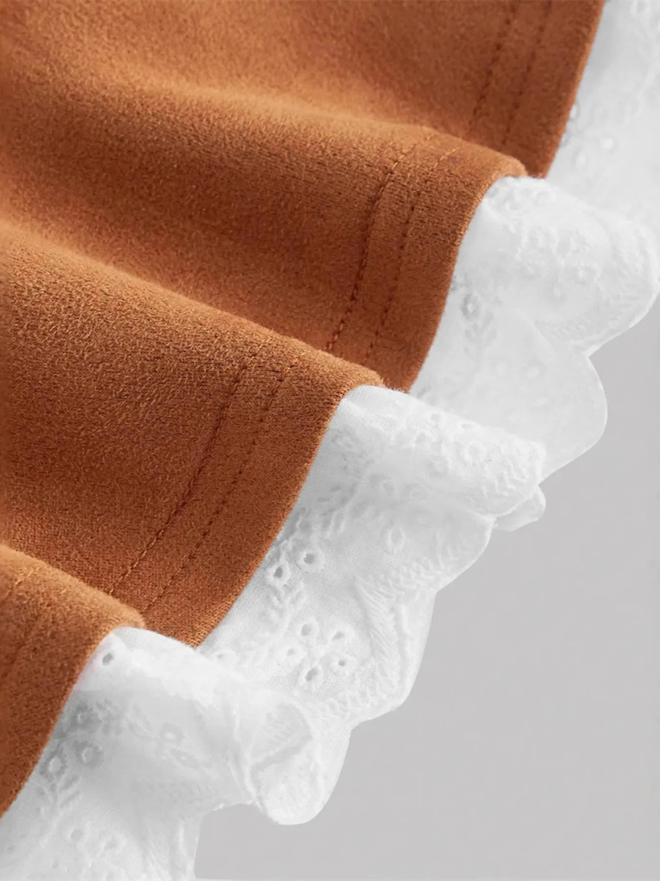 Lace Trim Peplum Cami