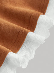 Lace Trim Peplum Cami