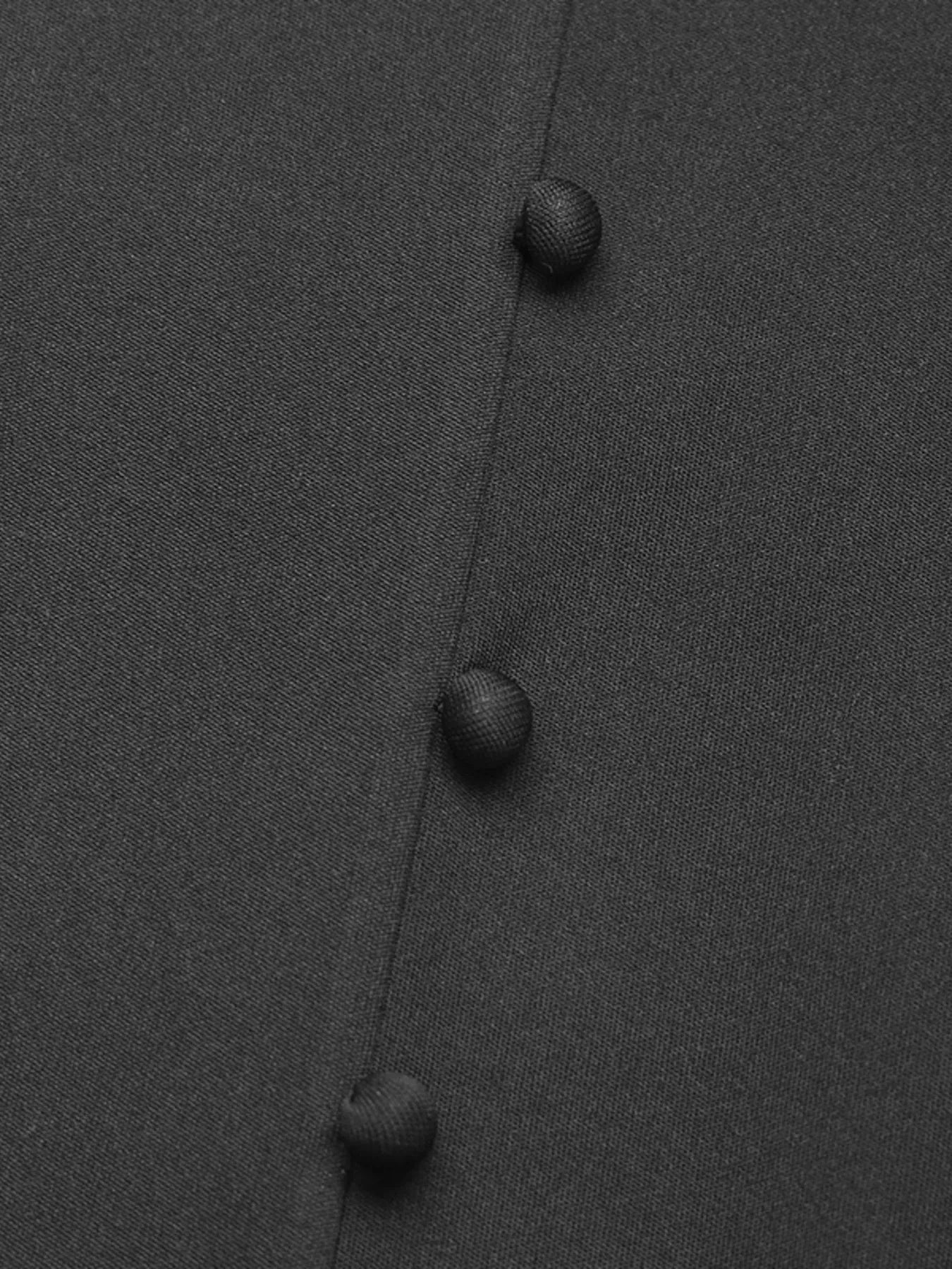 Lace V-Neck Long Sleeve Maxi Dress