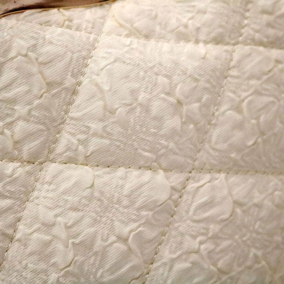 Large Bow Detailed Shimmery Top Handle Purse