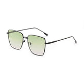 Large Frame Polarized Eyewear Green/Black / Resin