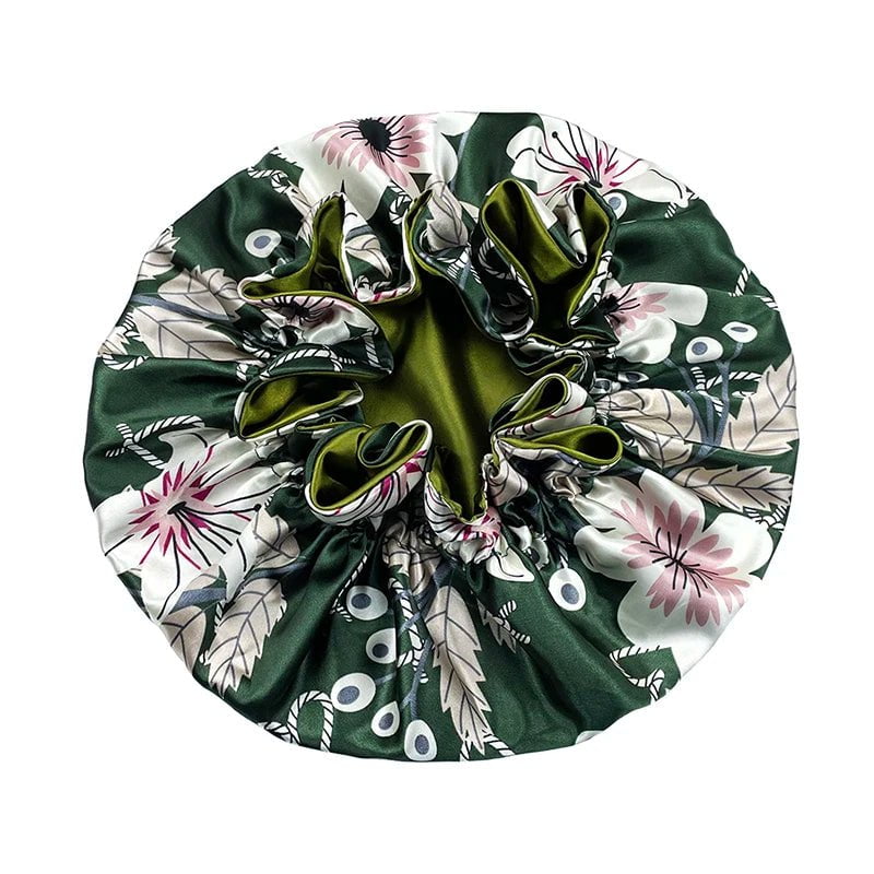 Large Reversible Women's Satin Bonnet Hat style12