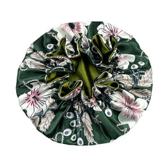 Large Reversible Women's Satin Bonnet Hat style12