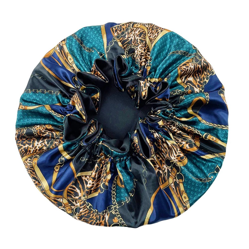 Large Reversible Women's Satin Bonnet Hat style4