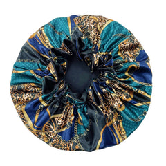 Large Reversible Women's Satin Bonnet Hat style4