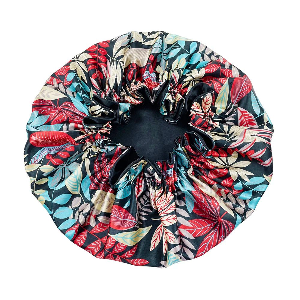 Large Reversible Women's Satin Bonnet Hat style5