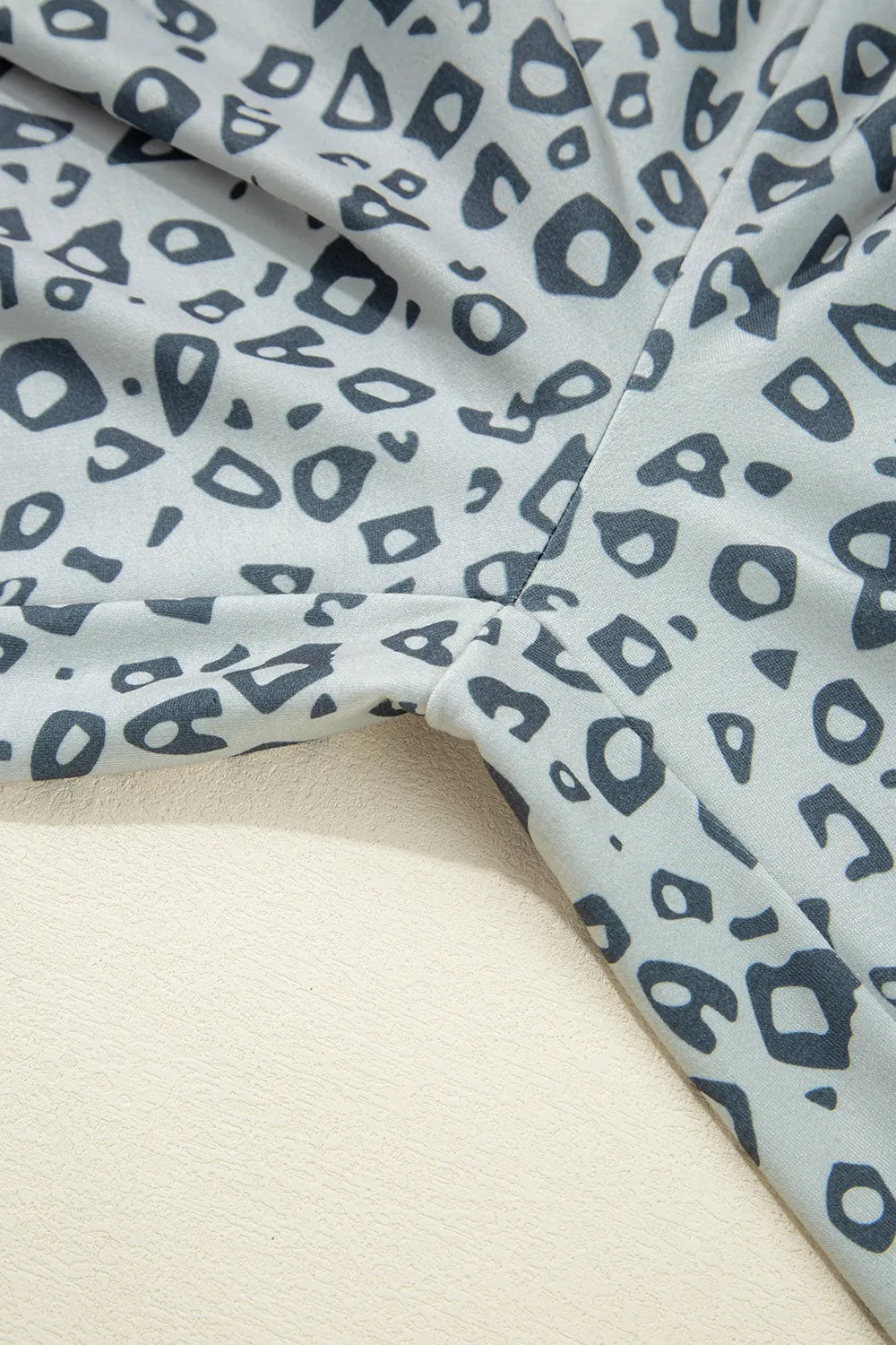 Leopard High Waist Side Bow Pants