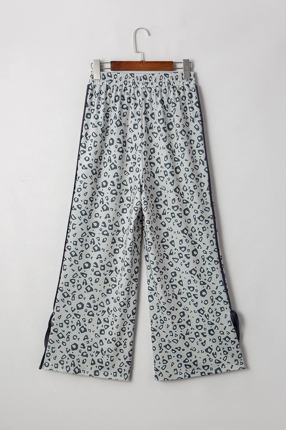 Leopard High Waist Side Bow Pants
