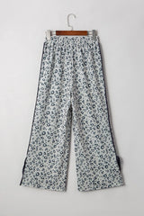 Leopard High Waist Side Bow Pants