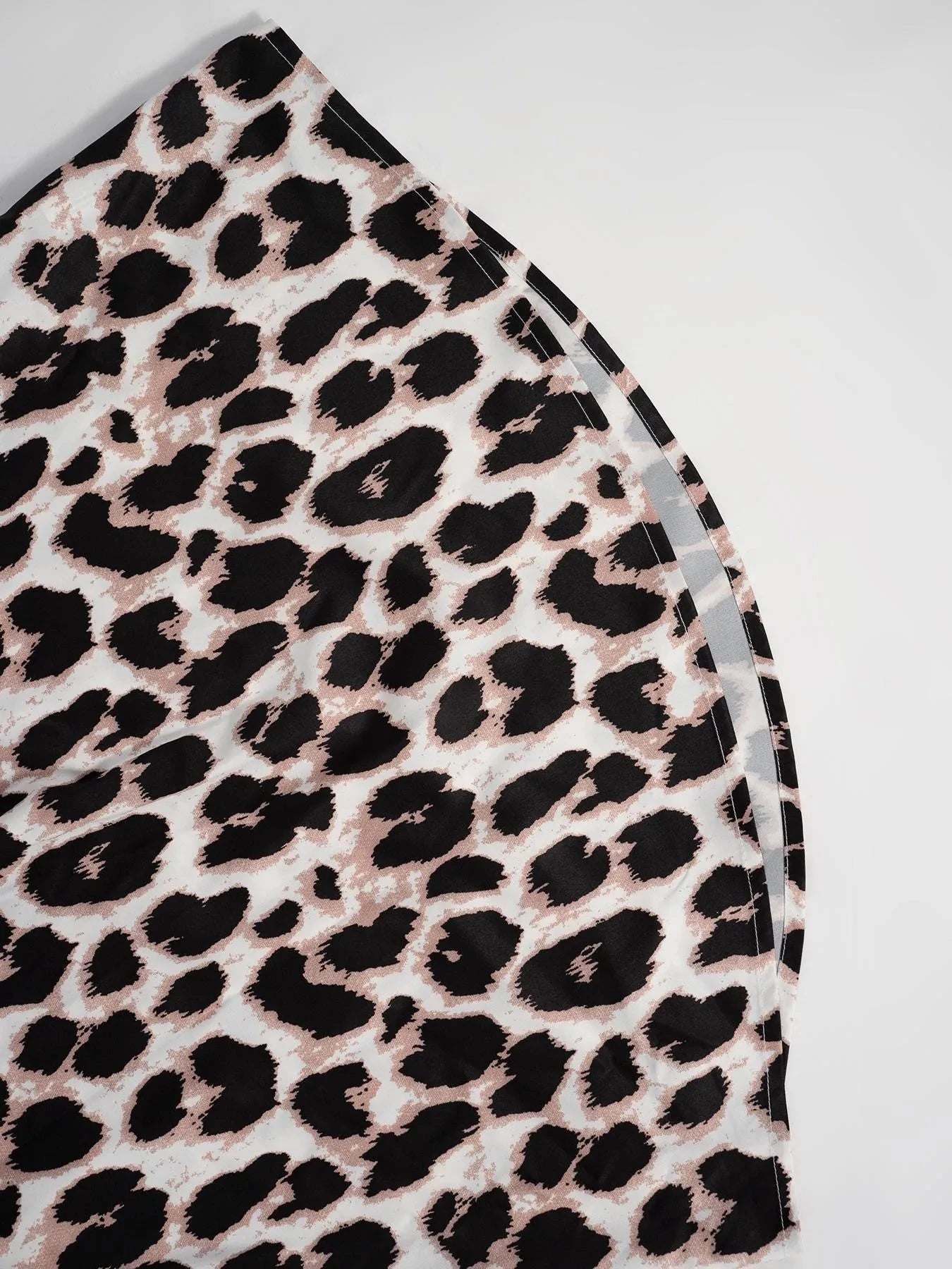 Leopard Print 3/4 Sleeve Blouse