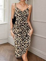 Leopard Print Bodycon Cami Dress