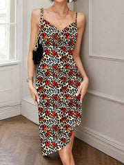 Leopard Print Bodycon Cami Dress