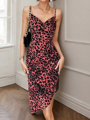 Leopard Print Bodycon Cami Dress