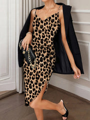 Leopard Print Bodycon Cami Dress