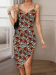 Leopard Print Bodycon Cami Dress