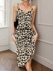 Leopard Print Bodycon Cami Dress