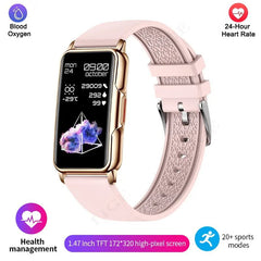 LIGE Fashion Smart Watch: Sports Fitness Tracker, IP67 Waterproof Silicone Pink / Fashion Smartwatch