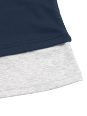 Long Sleeve Button Front Fitted T-Shirt