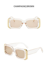 Luxurious Granite Marble Thick Sunglasses