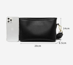 Luxury Bucket Crossbody Bag with Wide Strap