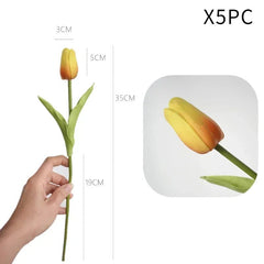 Luxury Nordic Ceramic Flower Vase for Living Room and Dining Table Decor - Modern Wedding Room Decoration 5pcs