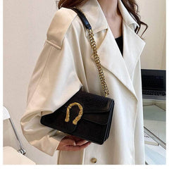 Luxury Shoulder Crossbody Chain Leather Purse