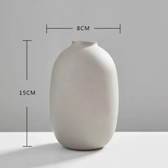 Luxury Wedding Flower Vase - Cute Aesthetic Nordic Decor for Living Room, Kitchen, and Home Decorations Height 15cm 5.9in