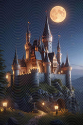 Magical Flickering Castle Scene