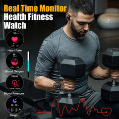 MELANDA Steel 1.39" Bluetooth Smartwatch for Men