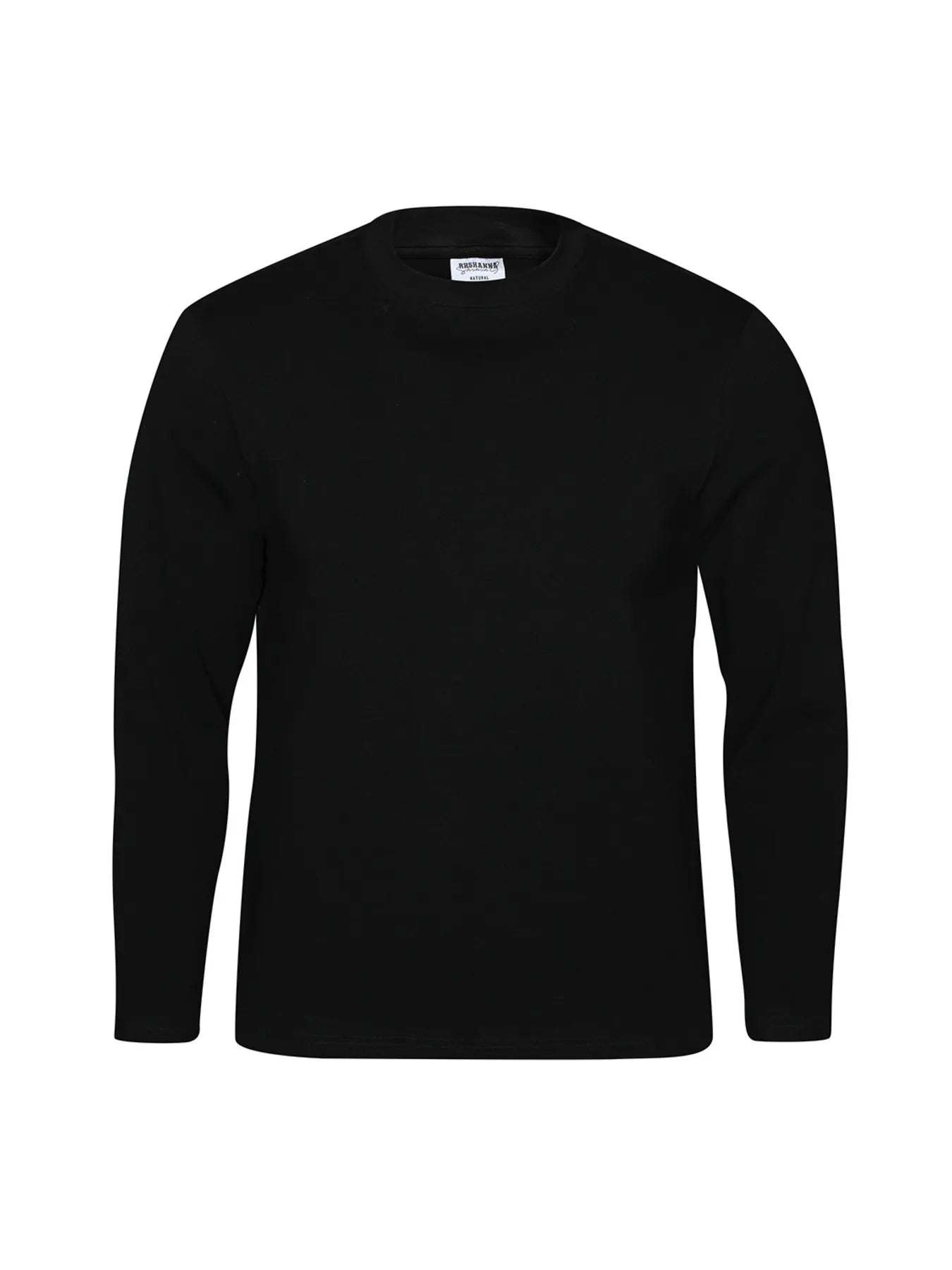 Men's Basic style Round Neck Solid T-Shirt Black / M