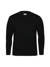 Men's Basic style Round Neck Solid T-Shirt Black / M