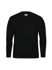 Men's Basic style Round Neck Solid T-Shirt Black / M
