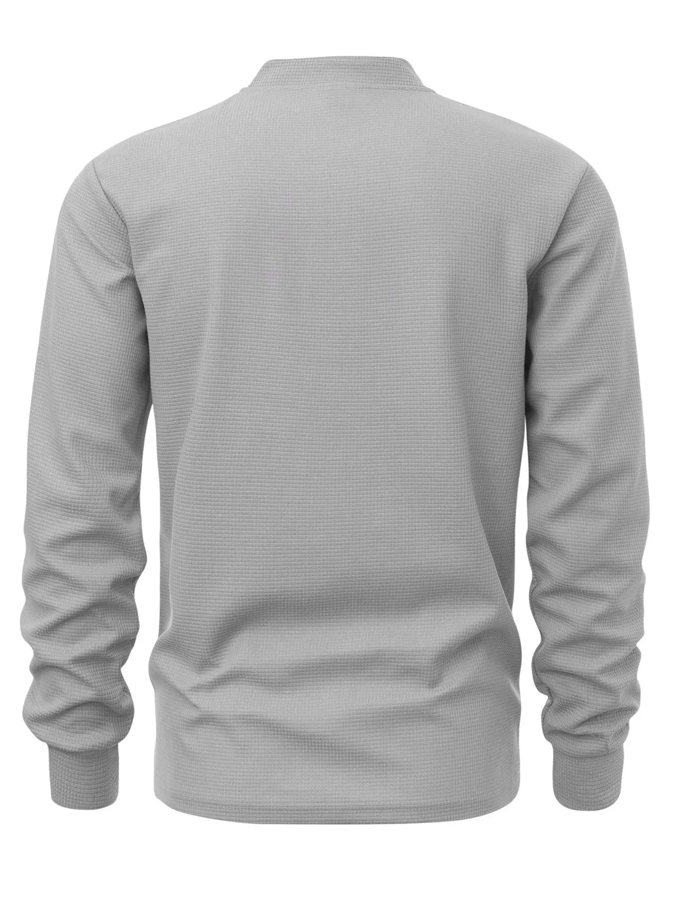 Men's Button Detail Long Sleeve T-Shirt