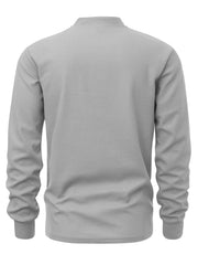 Men's Button Detail Long Sleeve T-Shirt