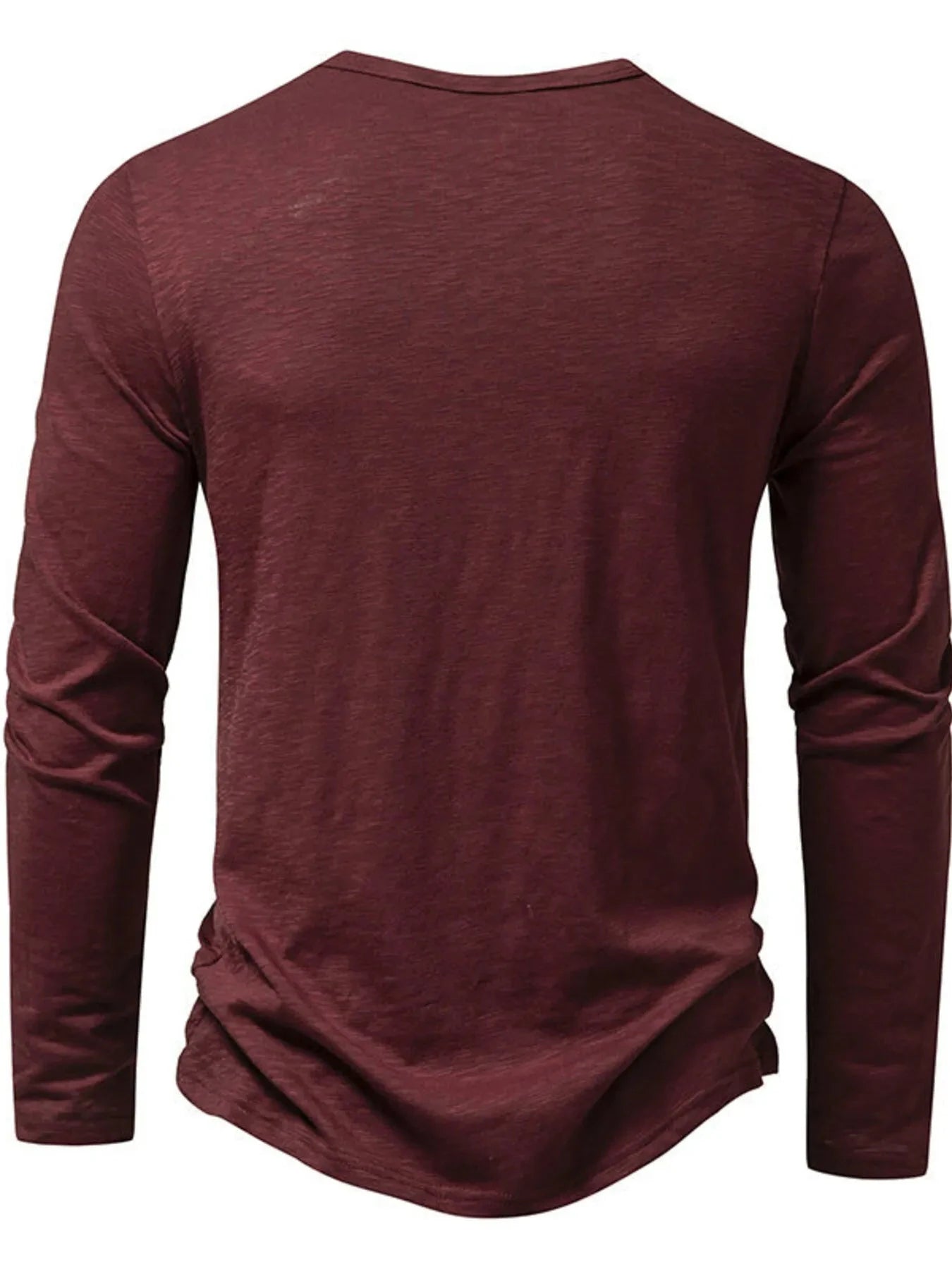 Men's Button Detail Long Sleeve T-Shirt