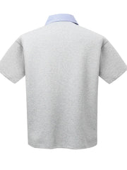 Men's Button Detail Short Sleeve Polo