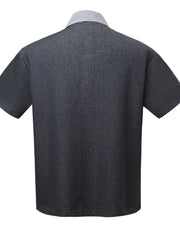 Men's Button Detail Short Sleeve Polo
