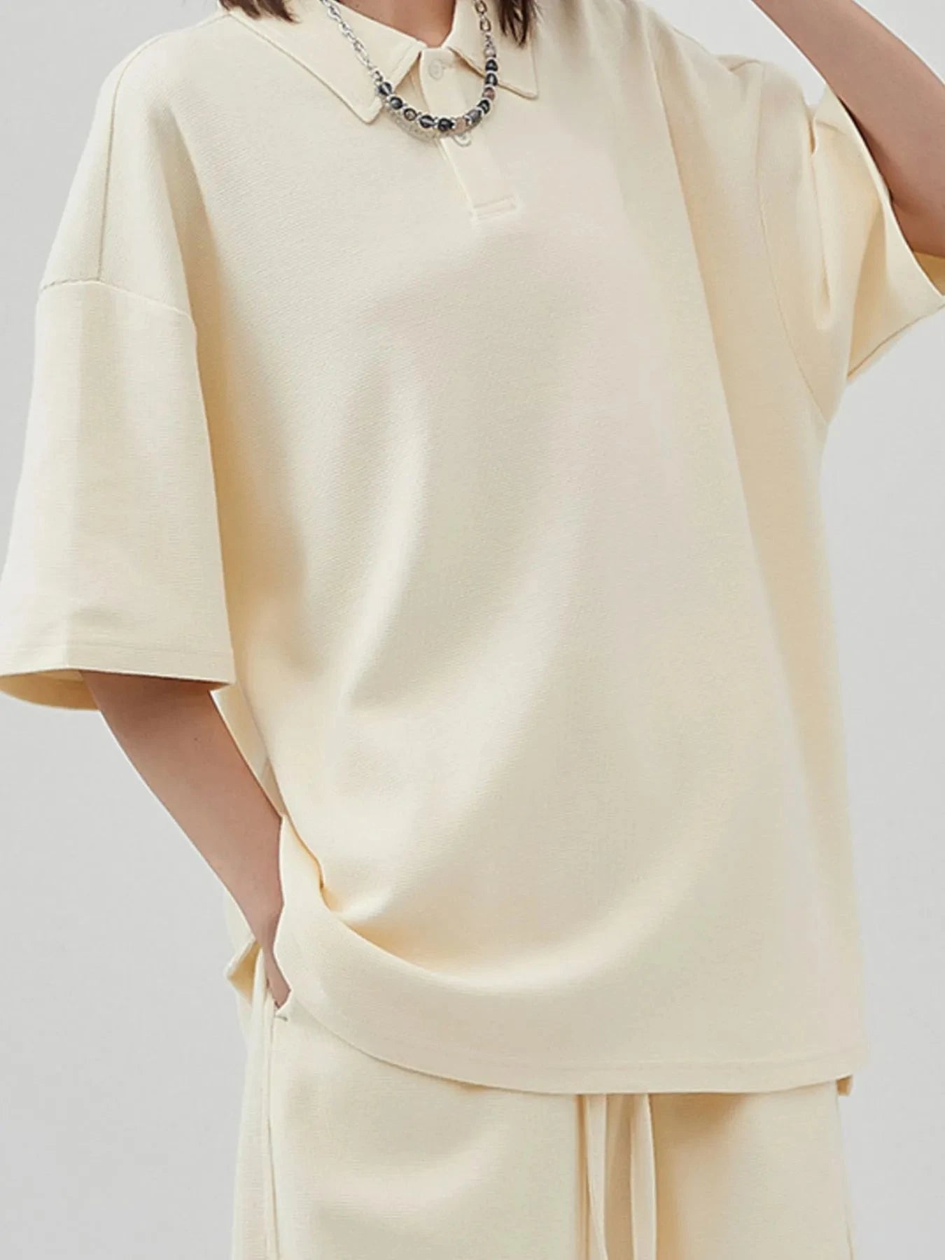 Men's Button Detail Short Sleeve T-Shirt