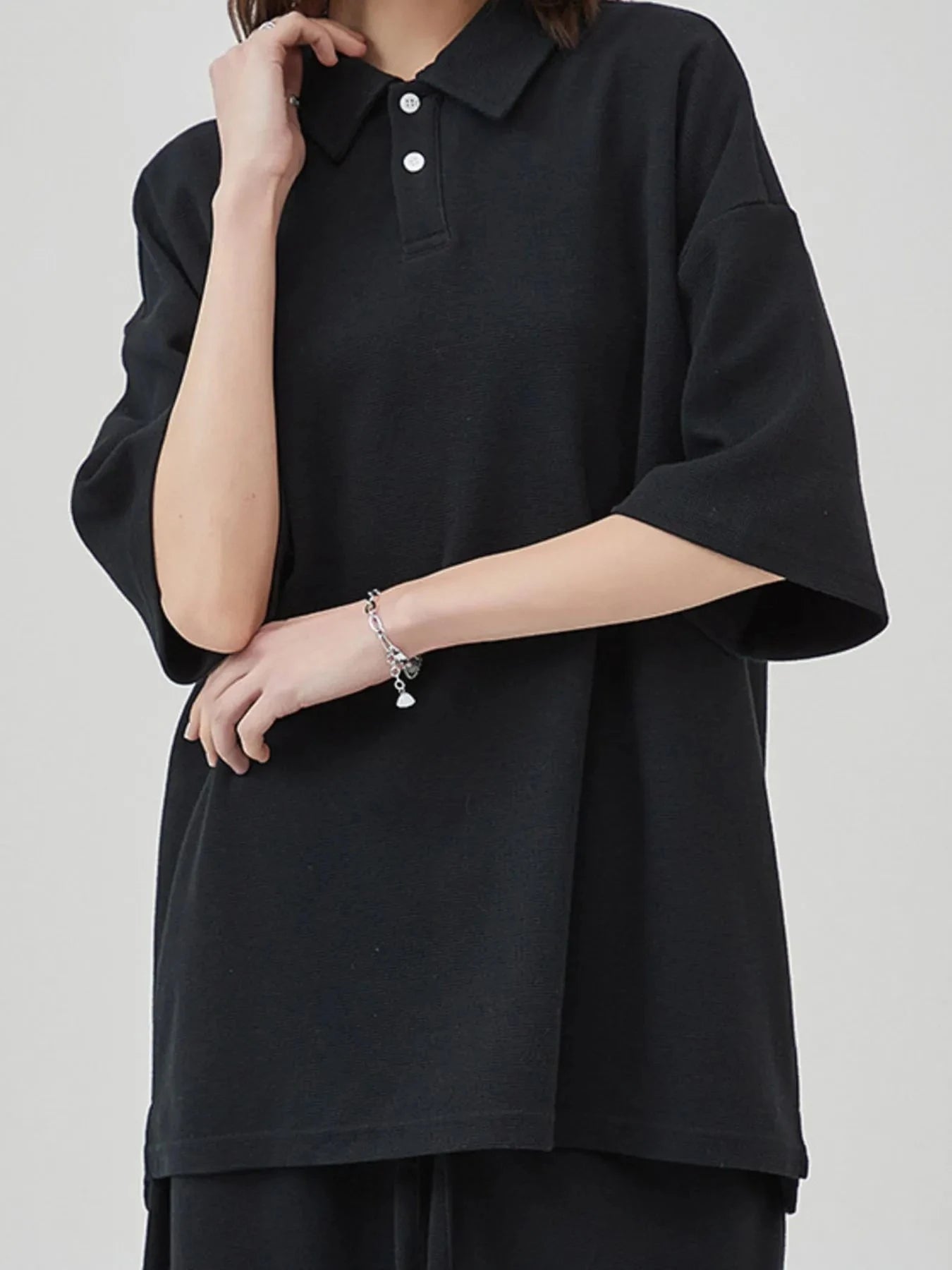 Men's Button Detail Short Sleeve T-Shirt