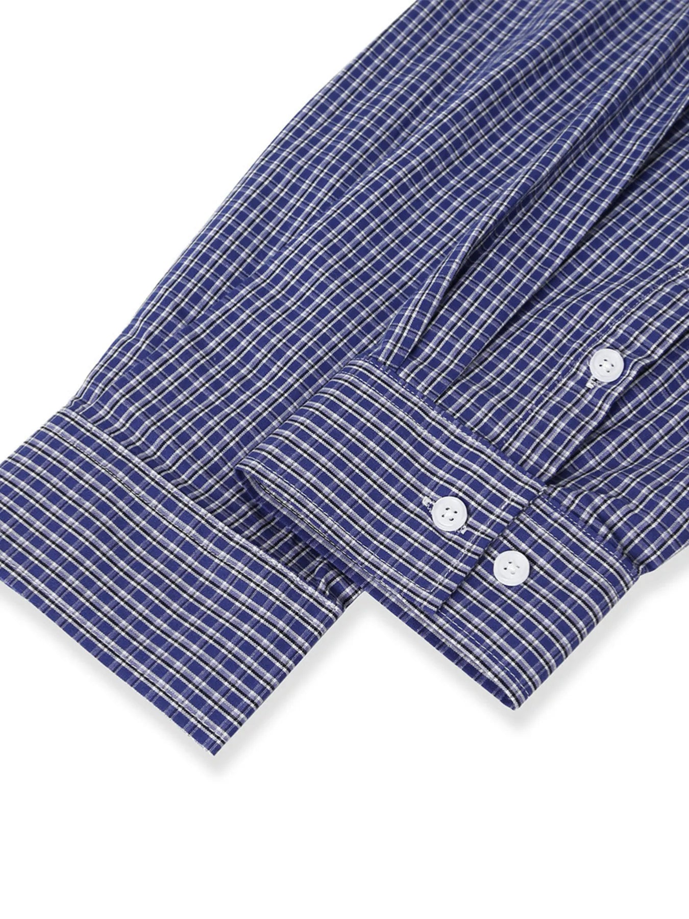 Men's Button Down Long Sleeve Plaid Shirt