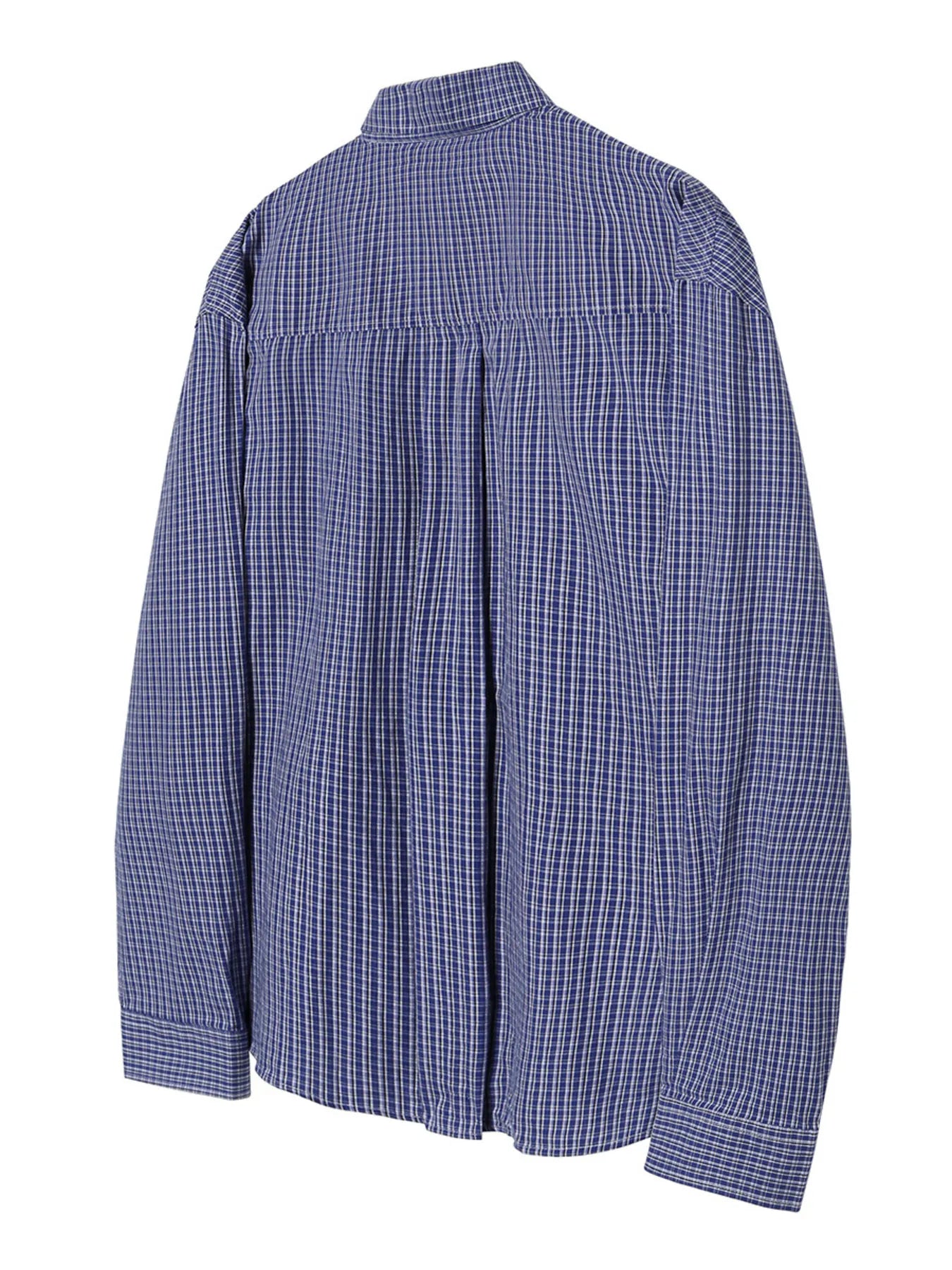 Men's Button Down Long Sleeve Plaid Shirt