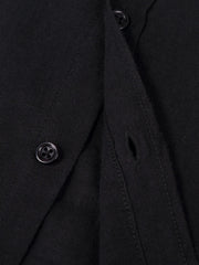 Men's Button-Down Shirt with Gingham Contrast