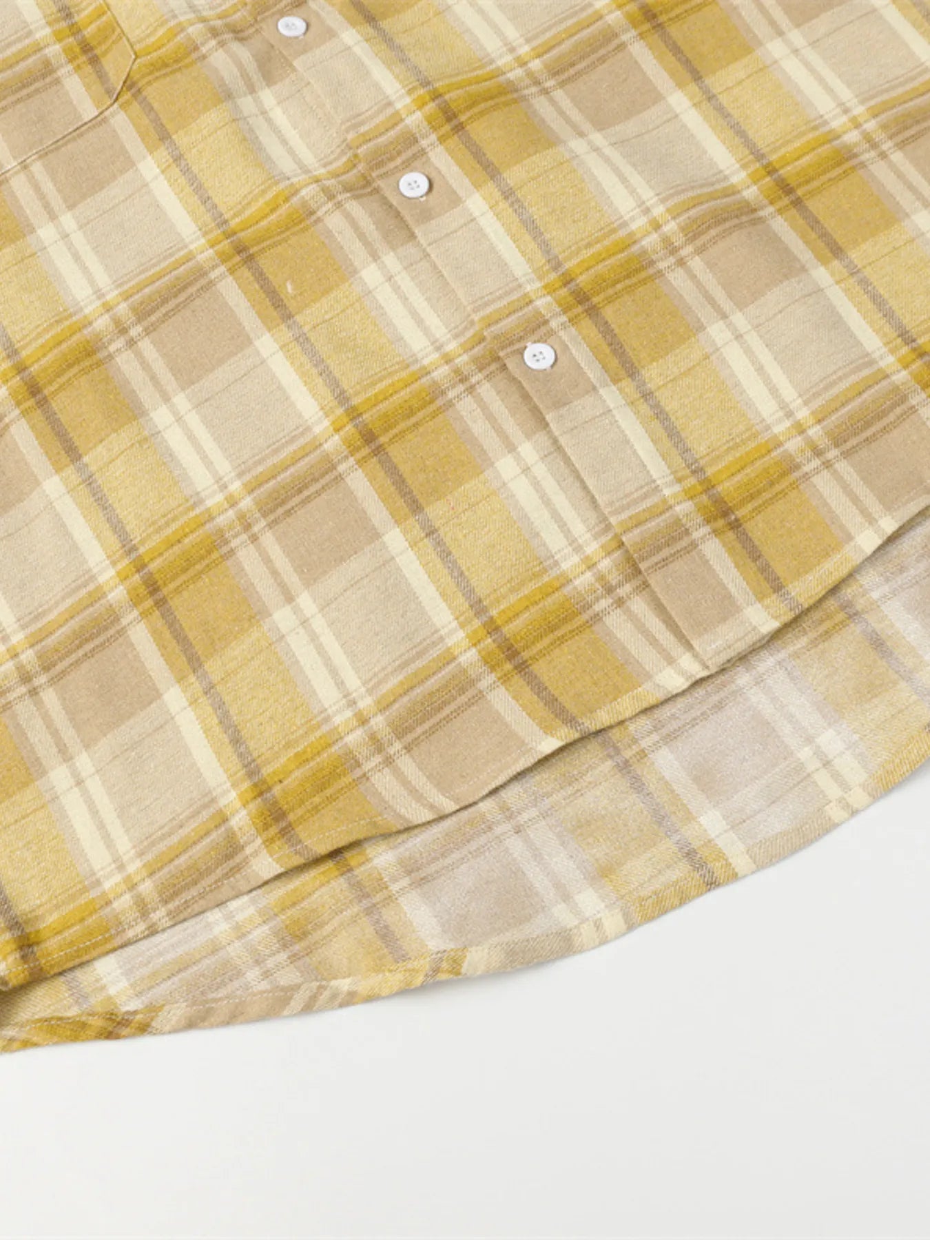 Men's Button Up Long Sleeve Plaid Shirt