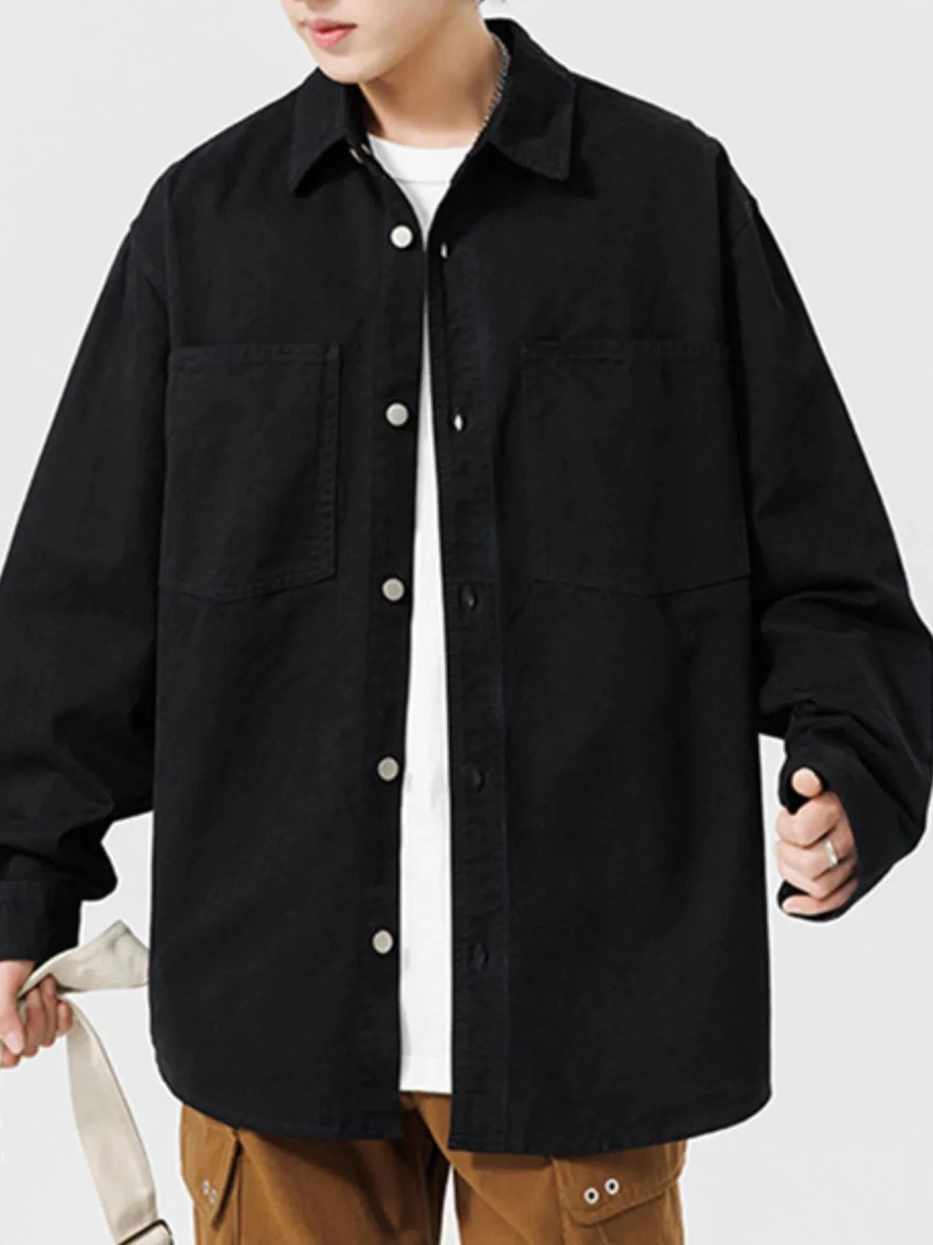 Men's Button Up Long Sleeve Shirt