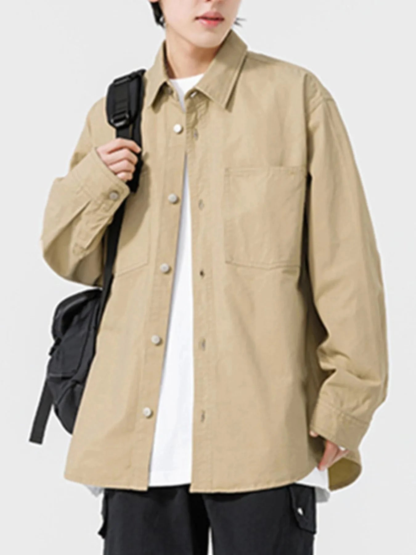 Men's Button Up Long Sleeve Shirt