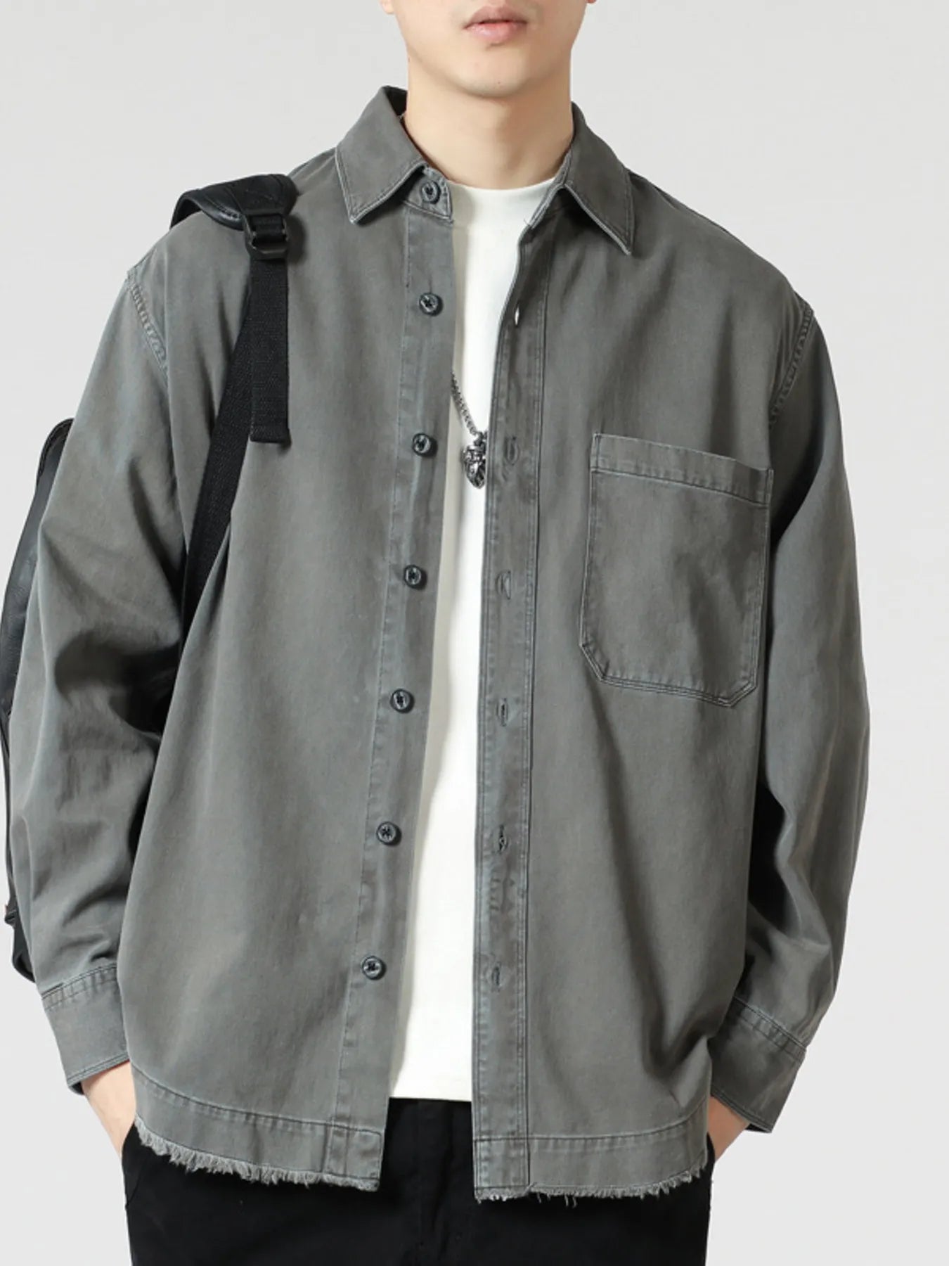 Men's Button Up Long Sleeve Shirt