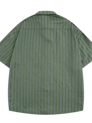 Men's Button Up Short Sleeve Shirt